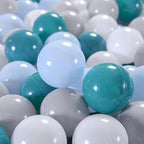 GOGOSO Ball Pits Balls for Toddlers Pack of 50 100 200 Plastics Shape Ball Non-Phthalate Non-BPA Non-Toxic 2.2-Inch Crush Proof Play Balls