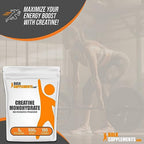BulkSupplements.com Creatine Monohydrate Powder - Creatine Pre Workout, Creatine for Building Muscle - 5g (5000mg) of Micronized Creatine Powder per Serving, Creatine Monohydrate 500g (1.1 lbs)
