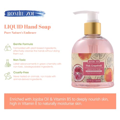 Liquid Hand Soap with Gift Box - Grapefruit - 260ml/ 8.7 fl.oz (Pack of 3)