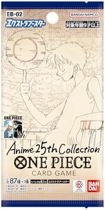 One Piece Card Game Extra Booster Anime 25th Collection EB-02 Booster Box - 24 Packs (Japanese)