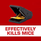 Tomcat Mouse Snap Trap, Effectively Kills Mice for Clean, No-Touch Disposal, 4 Traps