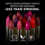 Milani Color Statement Lipstick - Burnt Red (0.14 Ounce) Cruelty-Free Nourishing Lipstick in Vibrant Shades