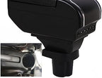 OQHAIR Armrest Box Armrest Box Retrofit Parts Center Console Special Storage Space Car Elbow Rest with USB Cup Holder For Kia Picanto 2004-2023