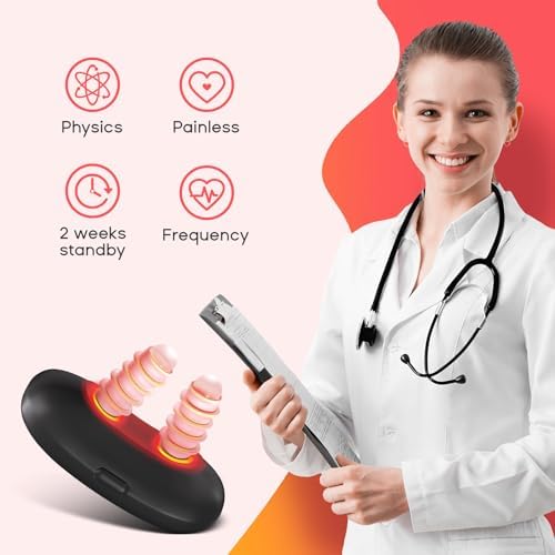 RespiRelief Red Light Nasal Therapy Device, Respi-Relief Red Light Nasal Therapy Instrument, Red Light Nasal Therapy for Nose, Nasal Soothing Device (1 pcs)