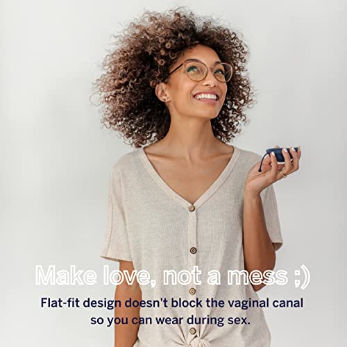 Pixie Soft Menstrual Disc - Ranked 1 for Most Soft Reusable Period Disc - Removable Stem - Wear for 12 Hours - Medical-Grade Silicone - Tampon, Pad, & Cup Alternative - Capacity of 6 Tampons