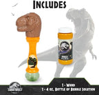 Little Kids Jurassic World Light and Sound Musical Bubble Wand, Includes Bubble Solution