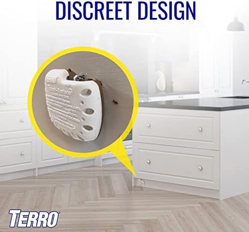 TERRO T334SR Indoor Multi-Surface Liquid Ant Bait and Ant Killer - 8 Discreet Bait Stations - Kills Common Household Ants
