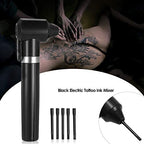 Ink Mixer Machine Kit, Yuelong Pigment Mixer Machine and Ink Caps Kit Includes Makeup Ink Pigment Electric Agitator Machine With 100 Mixing Sticks and 300 Mix Ink Cups for Microblading Supplies