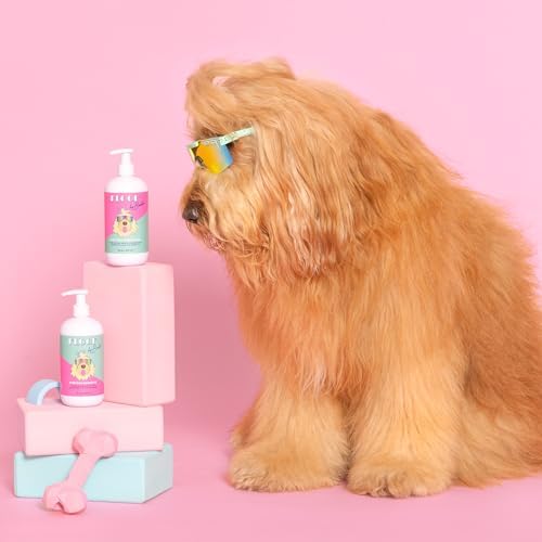 Everydog Nourishing and Deodorizing Dog & Cat Shampoo for All Coat Types, Detangles, Soothes with Aloe, Oat Milk, Plant Based Emolients, Pet Grooming Supplies (16oz)