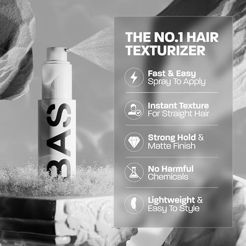 Hair Texturizing Powder, Lightweight & Volumizing Hair Styling Powder with Matte Finish, Add Texture to Hair with Medium Hold, Best for Short to Medium Hair, (1.69oz Bottle, Pack of 2)