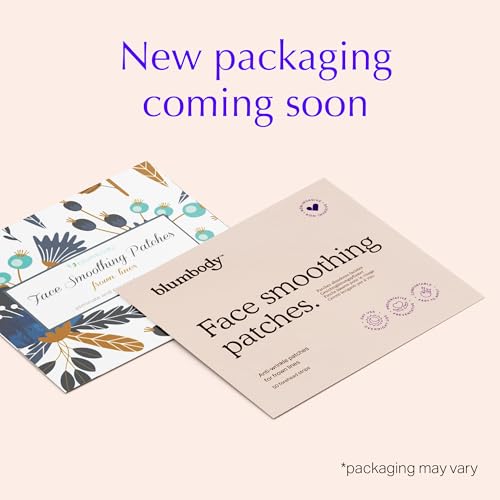 Blumbody Forehead Wrinkle Patches - Anti Wrinkle Facial Patches to Smooth Eyes & Forehead Wrinkles - Non-Silicone Face Tape for Fine Wrinkles between Eyes & Face - 50 Patches (Up to 60 day supply)