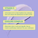 BYOMA De-Puff + Brighten Eye Gel - Lightweight Gel Eye Cream for Dark Circles, Puffiness & Wrinkles - Under Eye Cream With Hyaluronic Acid & Vitamin C - Barrier Repair Skincare - 0.68 fl. oz