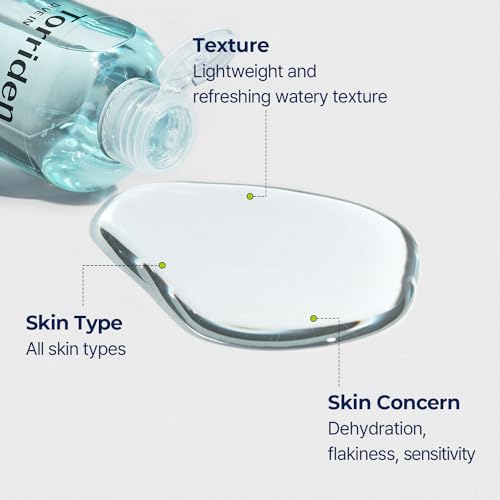 Torriden Dive in Toner 300ml (10.14 fl. oz.) | pH Balancing Facial Toning Water for Dry Skin | Hyaluronic Acid, Panthenol, Allantoin