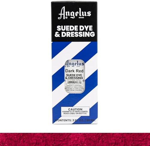 Angelus Suede Dye, 3 oz, Dark Red