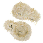 Ceitq Afro Puff Ponytail Extensions with Bangs Drawstring Ponytail for Women Short Kinky Curly Ponytail with Bangs Blonde Clip in Wrap Updo Hairpieces