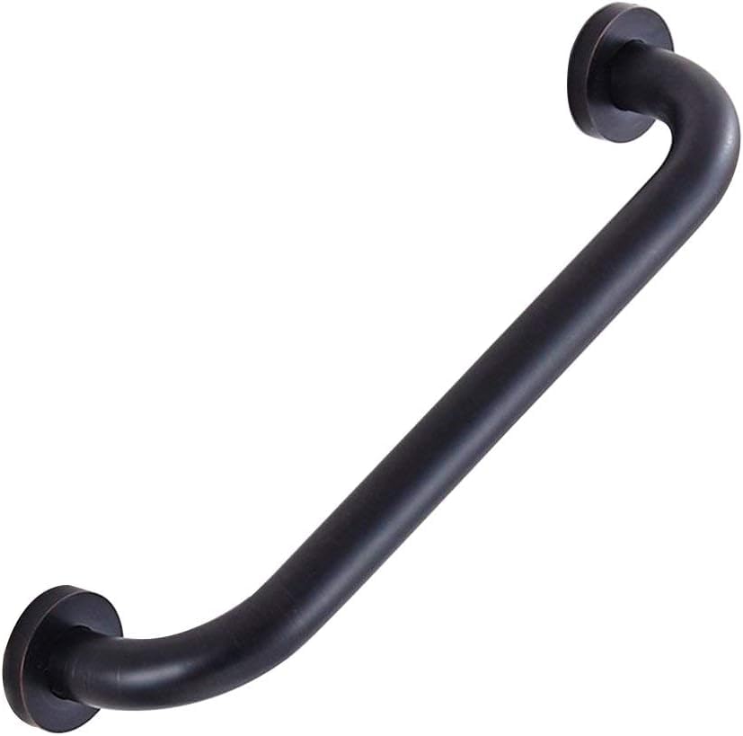 ELLO&ALLO Oil Rubbed Bronze Bathroom Shower Grab Bar, Home Care Bath Hardware (20 Inch)