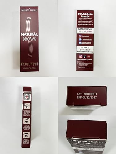 Eyebrow Pen - iMethod Upgrade Eyebrow TattooPen, Eyebrow Makeup, Long Lasting, Waterproof and Smudge-proof, Dark Grey