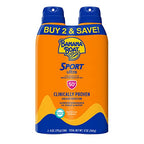 Banana Boat Mineral Enriched Sensitive Skin Sunscreen Spray SPF 50 Twin Pack and Sport Ultra Sunscreen Spray SPF 50 Twin Pack