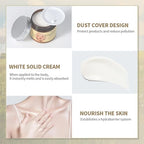 Whipped Beef Tallow and Honey Balm, Grass-Fed Beef Tallow & Raw Wild Honey Blend Moisturizer, 3.5oz, Tallow Face Moisturizer Body & Face Moisturizer Infuses the Body with Honey To Moisturize the Skin