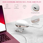 Electric Razors for Women: Rechargeable Shaver with Detachable Head - 5D Wet and Dry Lady Hair Remover for Legs and Hand (Gold)