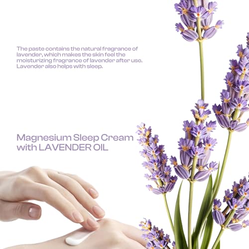 Magnesium Lotion: Topical Magnesium Cream for Leg Cramps and Pain 90g/3.17oz