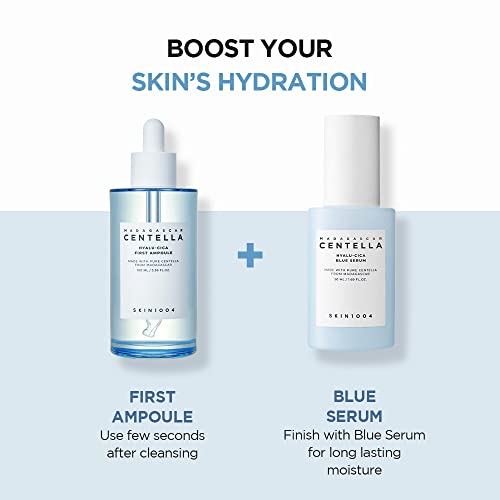 SKIN1004 Hyalu-CICA First Ampoule 3.38 fl. oz, 100ml, Soothing Hydration Dry Skin