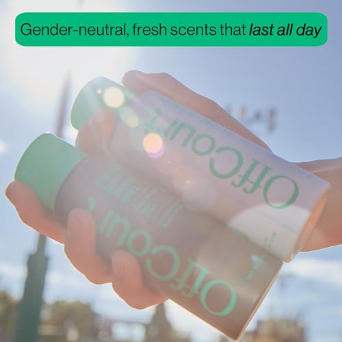 OffCourt - Natural Deodorant Body Spray for Men and Women - Aluminum Free - Whole Body Deodorant for Women and Men - Multi-Scent Pack with Citrus and Sandalwood, 3.4 Ounce (Pack of 2)