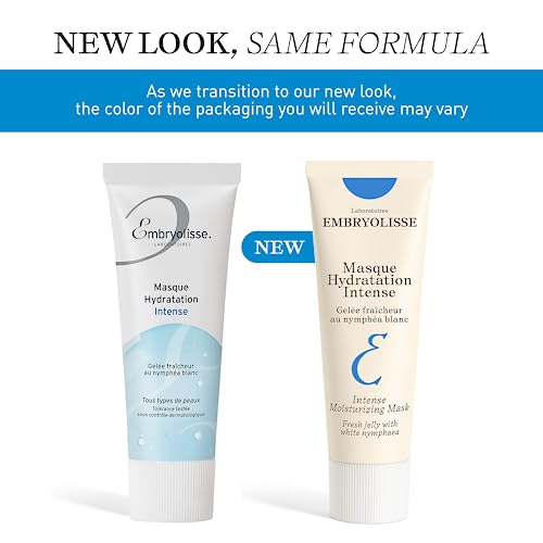 Embryolisse Intense Moisturizing Face Mask | Ultra-Hydrating Treatment with Hyaluronic Acid | Daily Skincare that Soothes, Plumps & Provides a Long-lasting Hydration, 1.7 fl.oz.