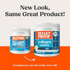 Bulletproof Vanilla Collagen Peptides Powder with MCT Oil, 17.6 Ounces, Grass-Fed Collagen Protein for Skin, Bones and Joints