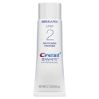 Crest 3D White Brilliance 2-Step Teeth Whitening Toothpaste Kit, Deep Cleansing Toothpaste (4.0 oz) and Whitening Gel Finisher (2.3 oz), Daily At-Home Whitening System