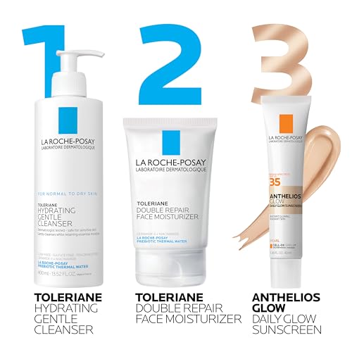 La Roche-Posay UV Glow Light Sunscreen SPF 35, Glow Sunscreen for Face, Broad Spectrum Superior Protection, Lightweight Hydrating Formula, Enhances Immediate Radiance & Delivers All-Day Glow