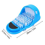 EVERMARKET Simple Feet Cleaner, Magic Foot Scrubber,Exfoliating Easy Feet Cleaning Brush,Feet Washer Foot Shower Spa Massager Slippers for Unisex Adults
