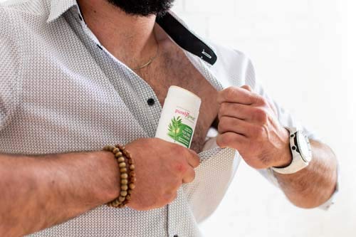 Natural Deodorant Stick - Tea Tree - EWG Verified™ - Vegan, Cruelty Free - No Aluminum, No Parabens - Essential Oils