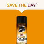 Hot Shot Ultra Flea & Tick Killer (Aerosol), Formula Kills Fleas, Flea Eggs and Flea Larvae, Ticks, Carpet Beetles and Dust Mites, 16 Ounces