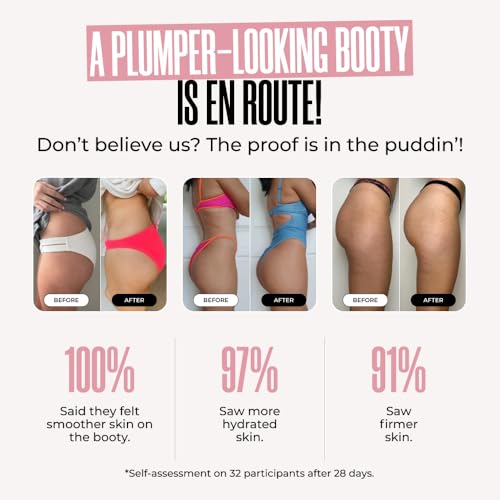 MAËLYS B-THICC Leave-On Booty Enhancing Mask - Booty Mask That Visibly Tightens Skin - Helps Enhance, Firm & Boost The Look Of Your Behind