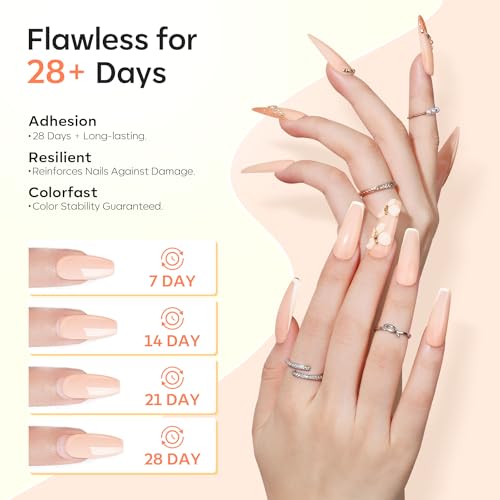 Modelones Cover Nude Blush Acrylic Powder, 4.23oz/120g Acrylic Powder Large Capacity Professional Acrylic Nail Powder Polymer for 3D French Nail Manicure Extension Nail Carving