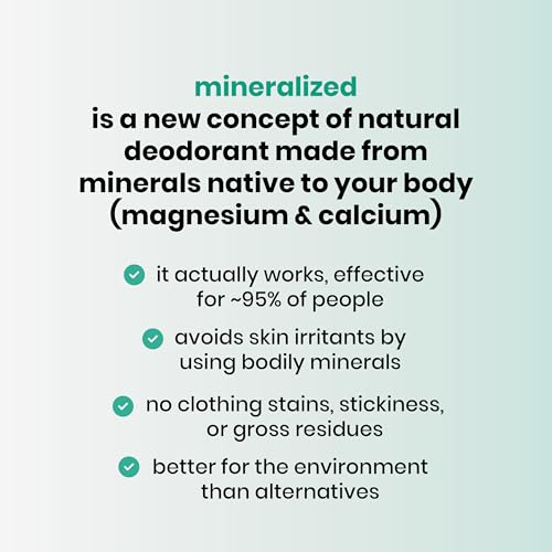 Mineralized Magnesium Deodorant Powder | Non Toxic Deodorant - Aluminum Free, Baking Soda Free, Talc Free | Whole Body Deodorant Women & Men, Body Powder, Mineral Deodorant, 4-Samples, Variety