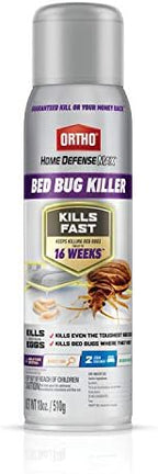 Ortho Home Defense Max Bed Bug Killer - Also Kills Fleas & Brown Dog Ticks, Spot Treatment, 18 oz. (2-Pack)