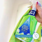 Astonish Apple Burst Household Cleaner - Shower Curtain, Shower Door, Bathroom Tiles - Hard Water Stains, Rust & Calcium Bathroom Cleaner - No Scrub, Cruelty Free Cleaning Supplies, 750ml Spray Bottle