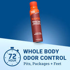 Mando Whole Body Deodorant For Men - Invisible Spray Deodorant - 72 Hour Odor Control - Low Irritation Formula - Aluminum Free, Benzene Free - 3.6 ounce Cans (Pack of 2) - Bourbon Leather