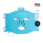 HigherDOSE Red Light Therapy Face Mask - Cordless At-Home LED Facial Light Therapy - Promotes Cellular Renewal, Healing, & Glowing Skin - LED Face Mask to Target Fine Lines, Wrinkles & Redness