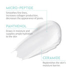 Peptide Moisturizer Cream For Face, Dry Sensitive Skin Protection Barrier Cream For Aging Skin, Anti Aging, Hydrating, Peptide, Ceramide, Panthenol (1.69 FL.OZ)