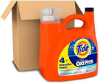 Tide Ultra OXI with Odor Eliminators Liquid Laundry Detergent Soap, HE Compatible, 94 Loads, 132 fl oz, Tide Laundry Detergent, Liquid Laundry Detergent (Packaging May Vary)