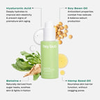 Hey Bud Skincare Liquid High, 5% Hyaluronic Acid Hemp Serum, Visibly Plumps and Hydrates Skin (1 oz.)
