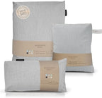 BADESOFA® Luxury Bath-Tub Pillow Set | 3-Piece Bath Pillow Set with Premium Materials & CleanDry+ | Bath Pillows for Head, Neck, & Full Body Comfort | Spa Pillow for Bath- or Hot Tub in Grey