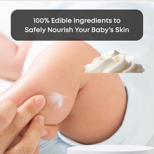 Tallow Baby Balm for Delicate Skin – All-Natural Moisturizing & Soothing Cream – Grass Fed Beef Tallow, Organic Jojoba & Vitamin E