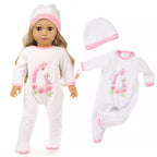 ZQDOLL 19 pcs American Doll Clothes Gift for 18 inch Doll Clothes and Accessories, Including 10 Complete Sets of Clothing