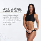 Norvell Spray Tan Solution, Cosmo, Blend of Warm Brown & Cool Violet-Brown Undertones, 8 fl. oz. - Long-Lasting, Handheld Self-Tanning Spray with Tomato Seed Extract, Aloe Leaf