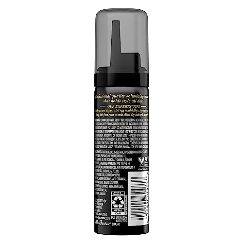 TRESemmé Extra Hold Mousse for Curls, Volume & Frizz Control - Hair Care Product for Women & Men, Travel Size, 2 Oz (Pack of 6)