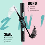 Fluffy Lash Clusters Kit 80D+100D DIY Lash Extension Kit With 10-18MM Thick Individual Lashes Cluster Lash Bond and Seal Remover Tweezers for Eyelash Extension at Home(KIT-80D+100D-280Pcs)
